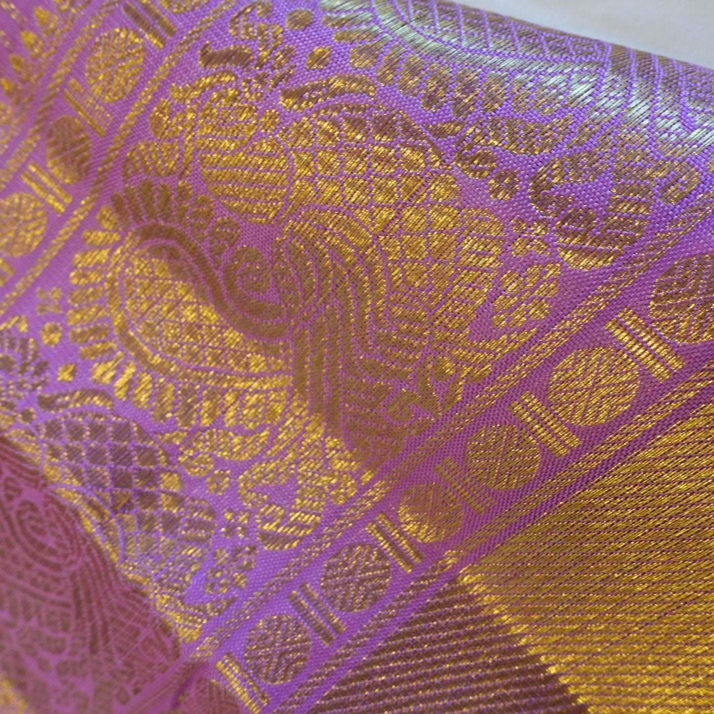 SHERBET | Lavender Pure Silk Kanjeevaram Saree